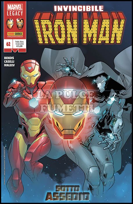 IRON MAN #    62 - INVINCIBILE IRON MAN - MARVEL LEGACY